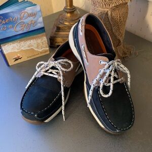 Rockport Works Sailing Club Womans steel toe BOAT SHOES, RK 670, size 9.5 W.